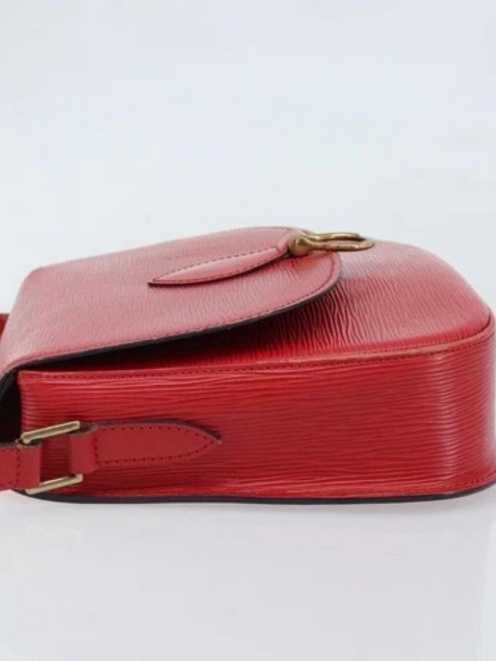 LOUIS VUITTON Epi Saint Cloud GM Shoulder Bag Red M52197 LV Auth 173158 - Picture 4 of 16